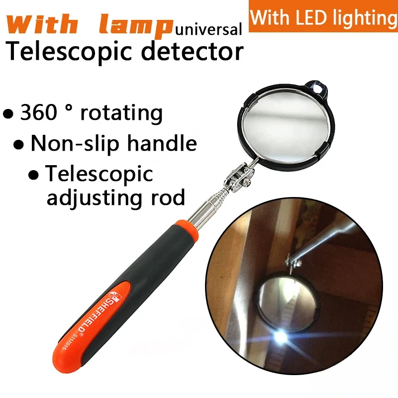 

Guitar Sound Bucket Check With Lamp Expansion Detector Multi - Function Probe Mirror Guitar Repair Tools