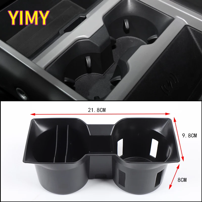 

ABS Plastic Central Control Water Cup Storage Box Compartment Storage Box for Land Rover Defender 90 110 130 2025 Accessories