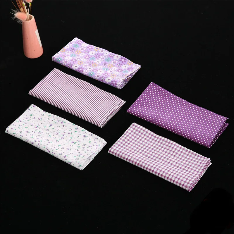 

5Pcs 36x36cm 100% Cotton Flower Printed Women Men Kids Handkerchiefs Soft Absorbent Sweat Square Towels Wedding Party Gift