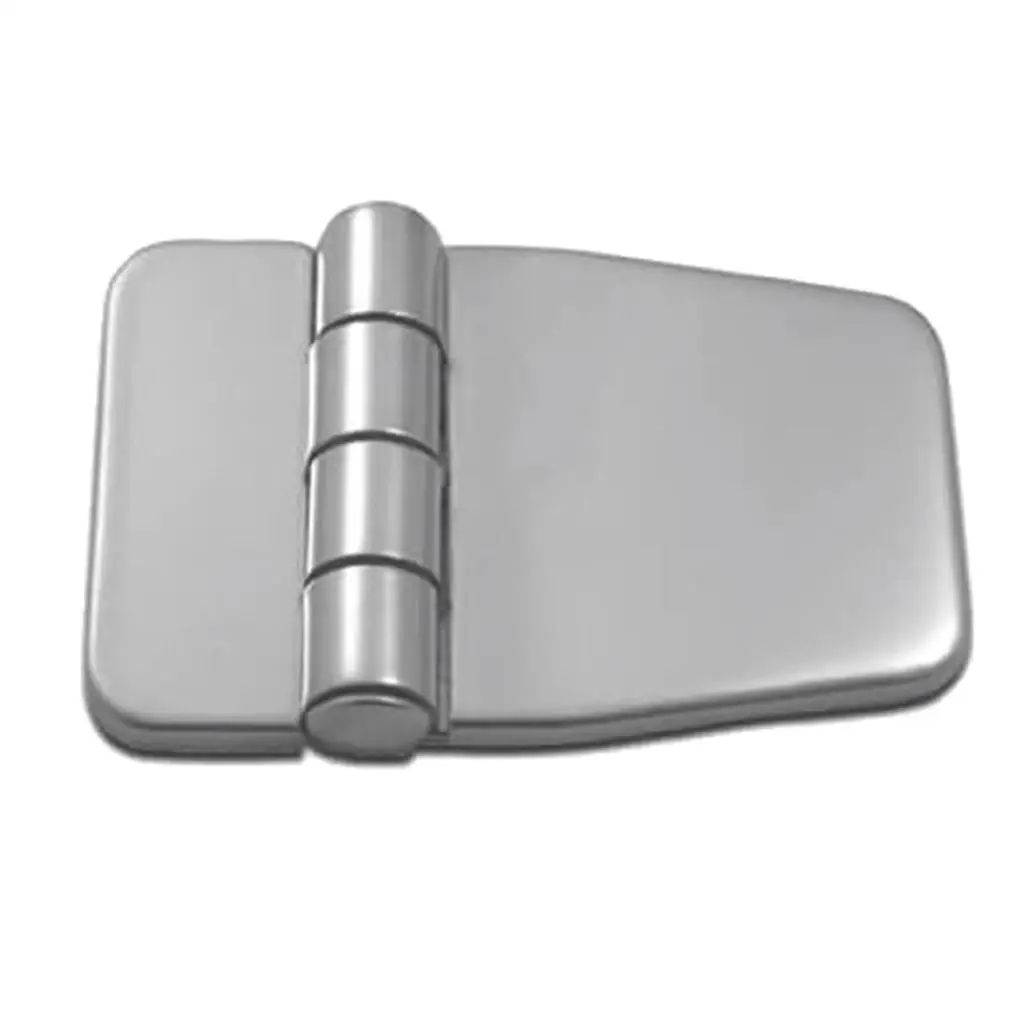 

304 Stainless Steel Marine Boat RV Cabin Door Strap Hinge with Cover, Cabinet Hardware Flush Mount Folding Hinges Cleats Chocks