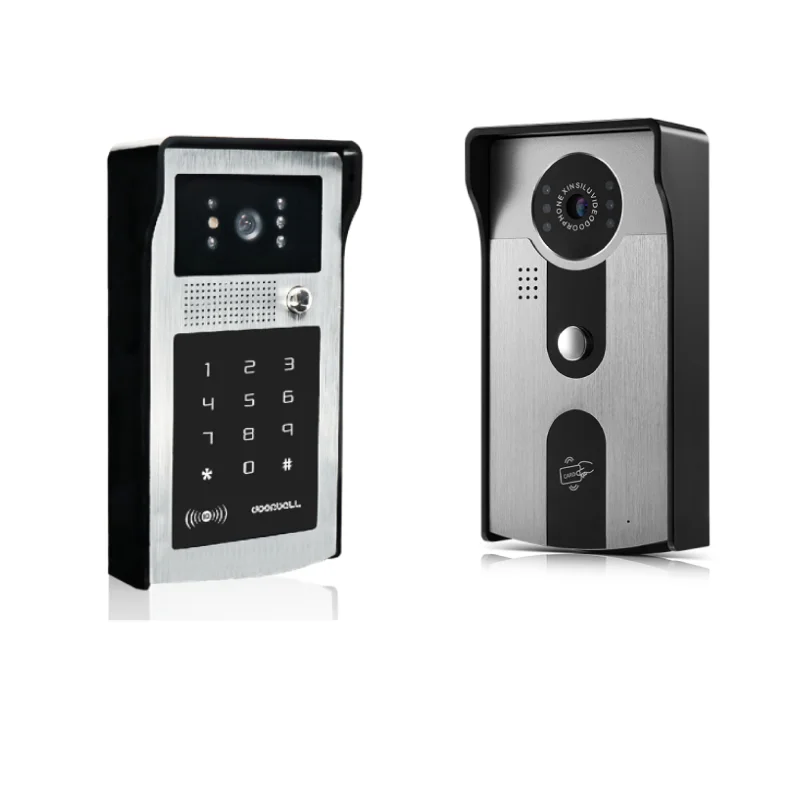 1080P HD Video Doorbell Tuya Smart 7‘’ WIFI Wired Video Intercom Touch Monitor For Home POE Port Video Doorphone Camera Kit