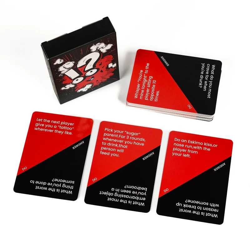 Party Games Questions For Adults - Karty do gier planszowych na imprezy,