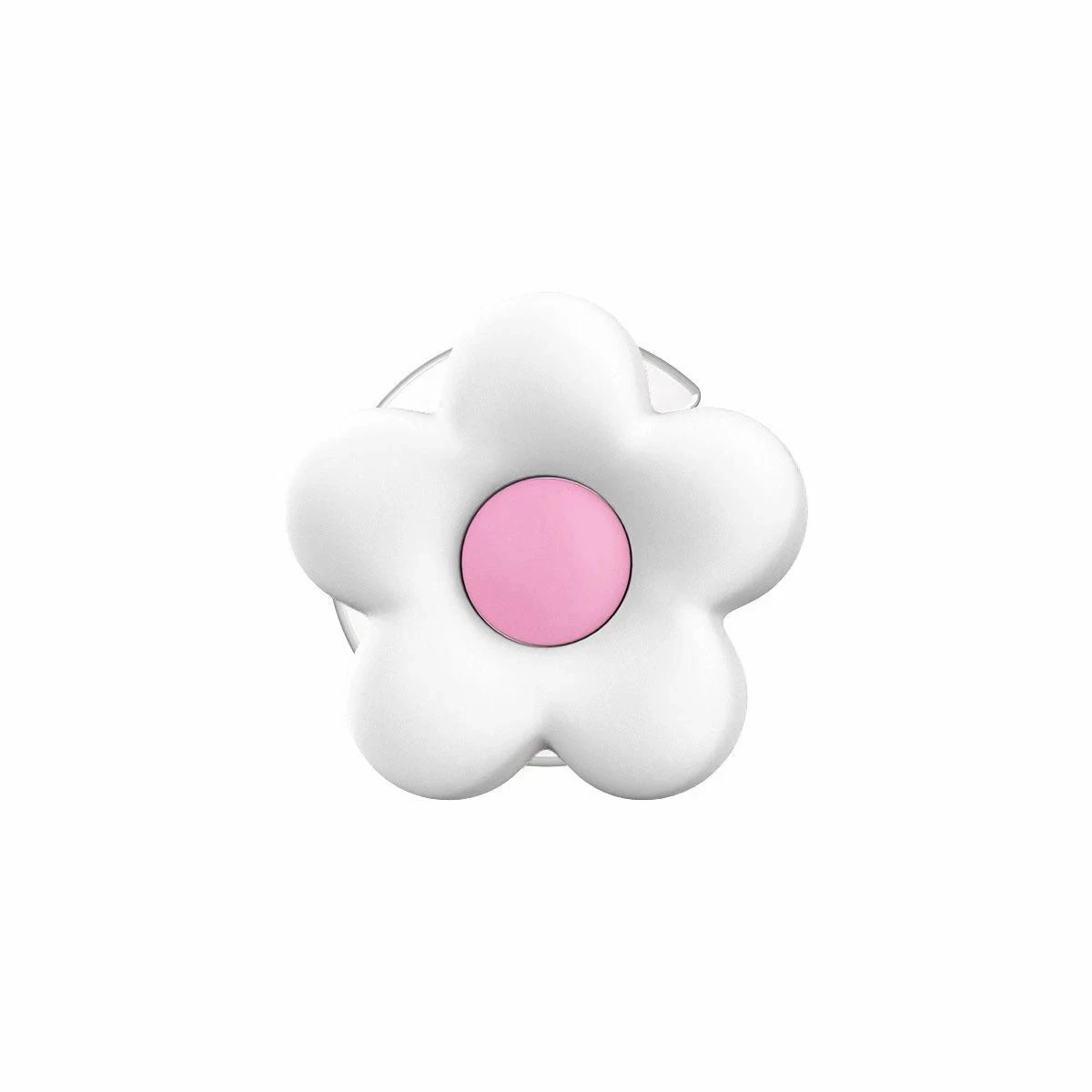 

White Flower Pendant C Shape Magnetic Phone Stand for IPhone Holder Mount Support for Galaxy Mobile Phone Accessories