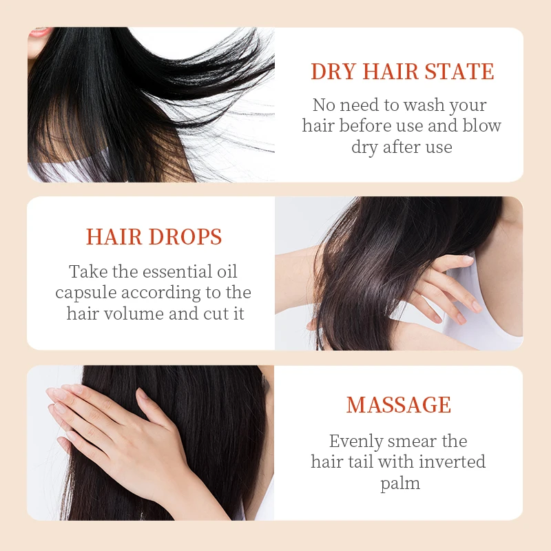 30 قطعة كبسولات العناية بالشعر بزيت الأركان قفل Im مصل الرطوبة للشعر المجعد التالف ترطيب التجعد سهولة جوهر الشعر الحريري اللامع