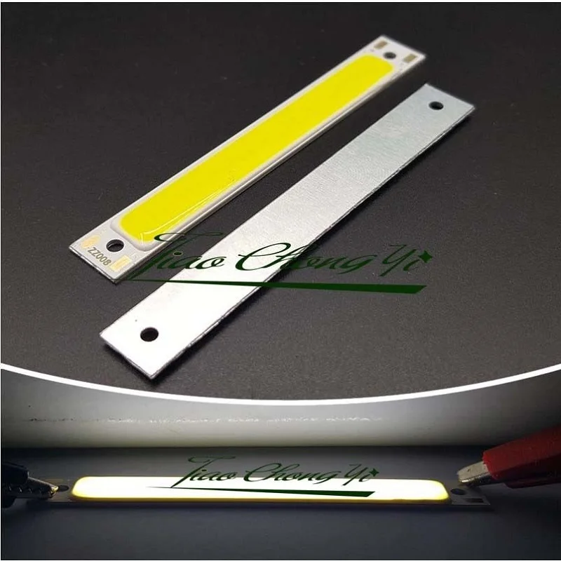 

10 шт. X 3 В 3 Вт 60X8 мм белый светодиодный модуль 70 лм COB полосы бусины источник света для велосипеда