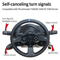 Racing Simulator Steering Wheel Turn Signal Headlight Wiper Auto Rebound Cruise control Switch For Thrustmaster T300RS T300GT