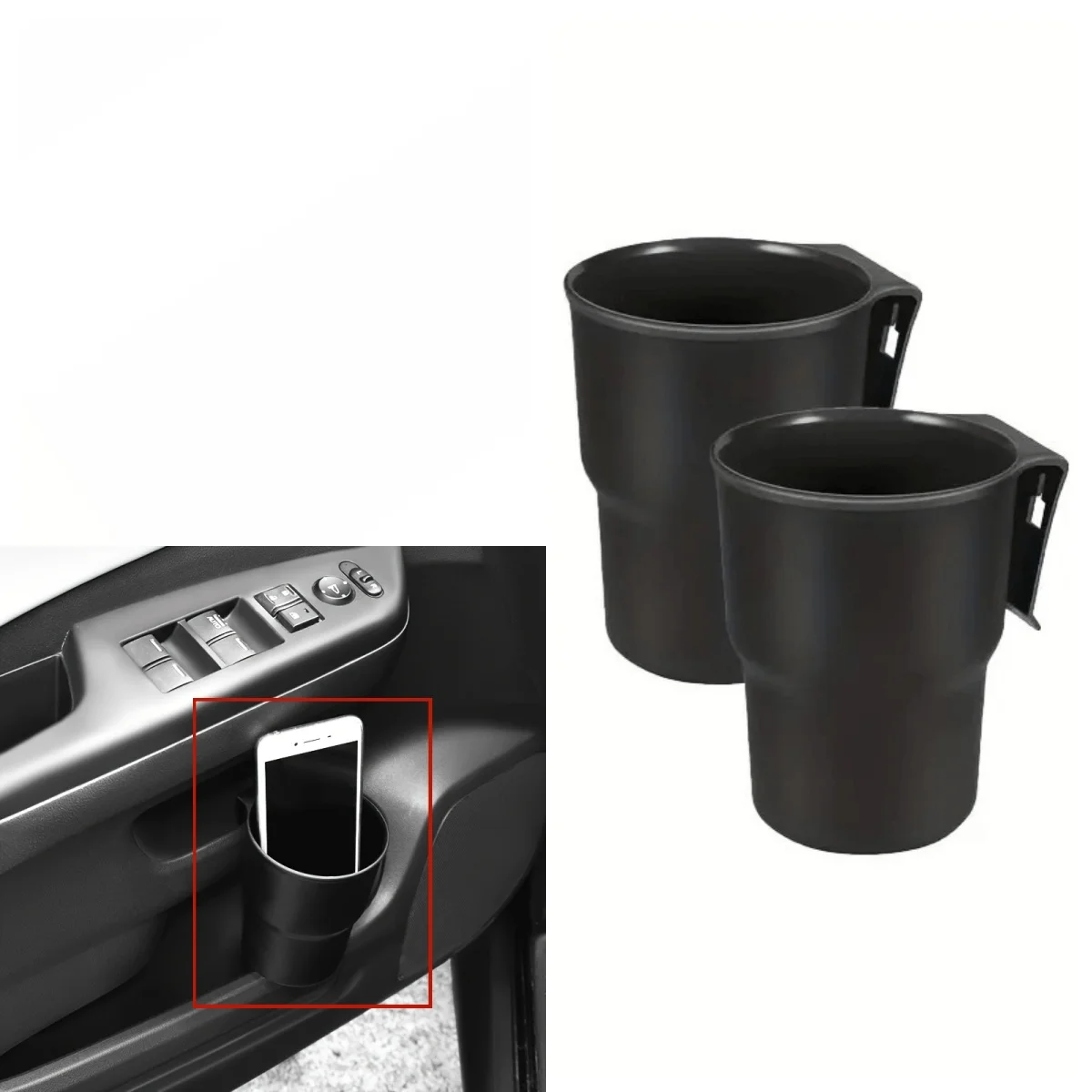 

2pcs Car Cup Holder Beverage Shelf Car Air Conditioning Outlet Suspension Bracket Fixed Bracket Cup Holder Vehicles Car Interior