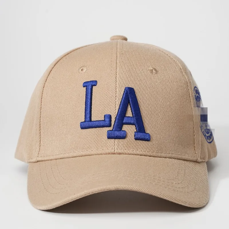 LA Letter Baseball Cap - American Streetwear Unisex Snapback Hip Hop Minimalist Outdoor Sun Hat Adjustable Trendy Fashion