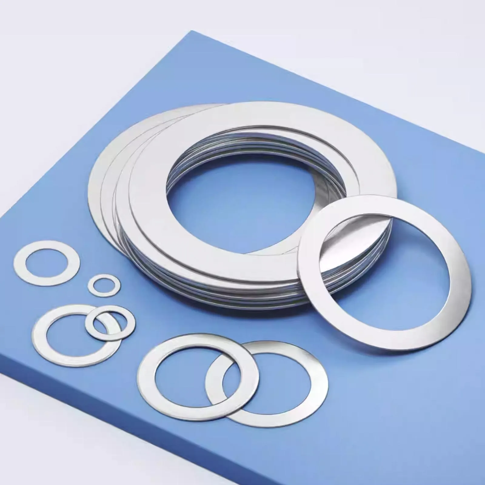 10/50pcs 0.1/0.2/0.3/0.5/1mm M2 M3 M4 M5 M6 M7 M8 to M40 DIN988 304 Stainless Steel Adjusting Shim Gasket Ultra Thin Flat Washer