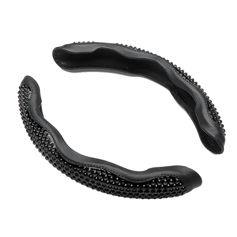 TCP-oUniversal غطاء عجلة القيادة الصيف الباردة هلام المضادة للانزلاق المفاجئة على المفاجئة اثنين الجانب كم الغطاء الواقي #2