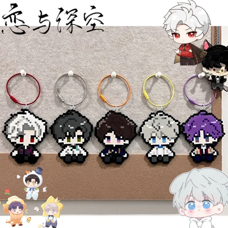 

Love and Deepspace Caleb Zayne Sylus Xavier Rafayel креативный мультяшный брелок вторичная игра юань вокруг подвески на рюкзак