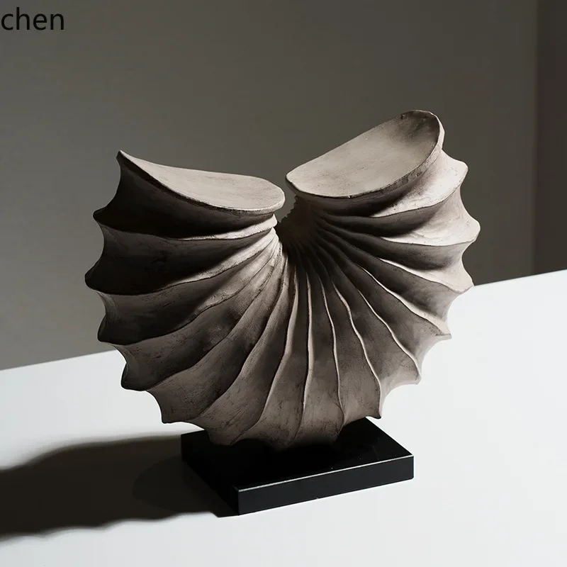 DSA-- Creative Conch Ornament Vintage Living Room Wine Cabinet Entrance Hotel Homestay Decorative Item