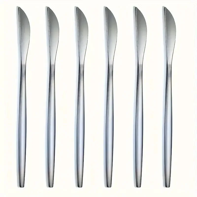 6-piece stainless steel steak knife, table knife, machine washable, suitable for kitchen, restaurant, holiday party