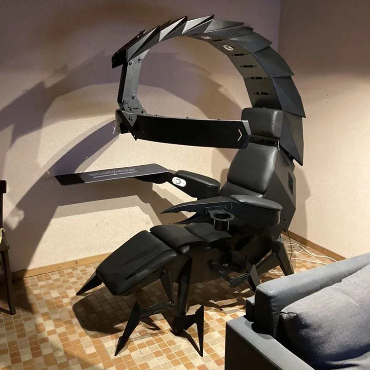Scorpion E-Sports Gaming Cockpit with Integrated Desk