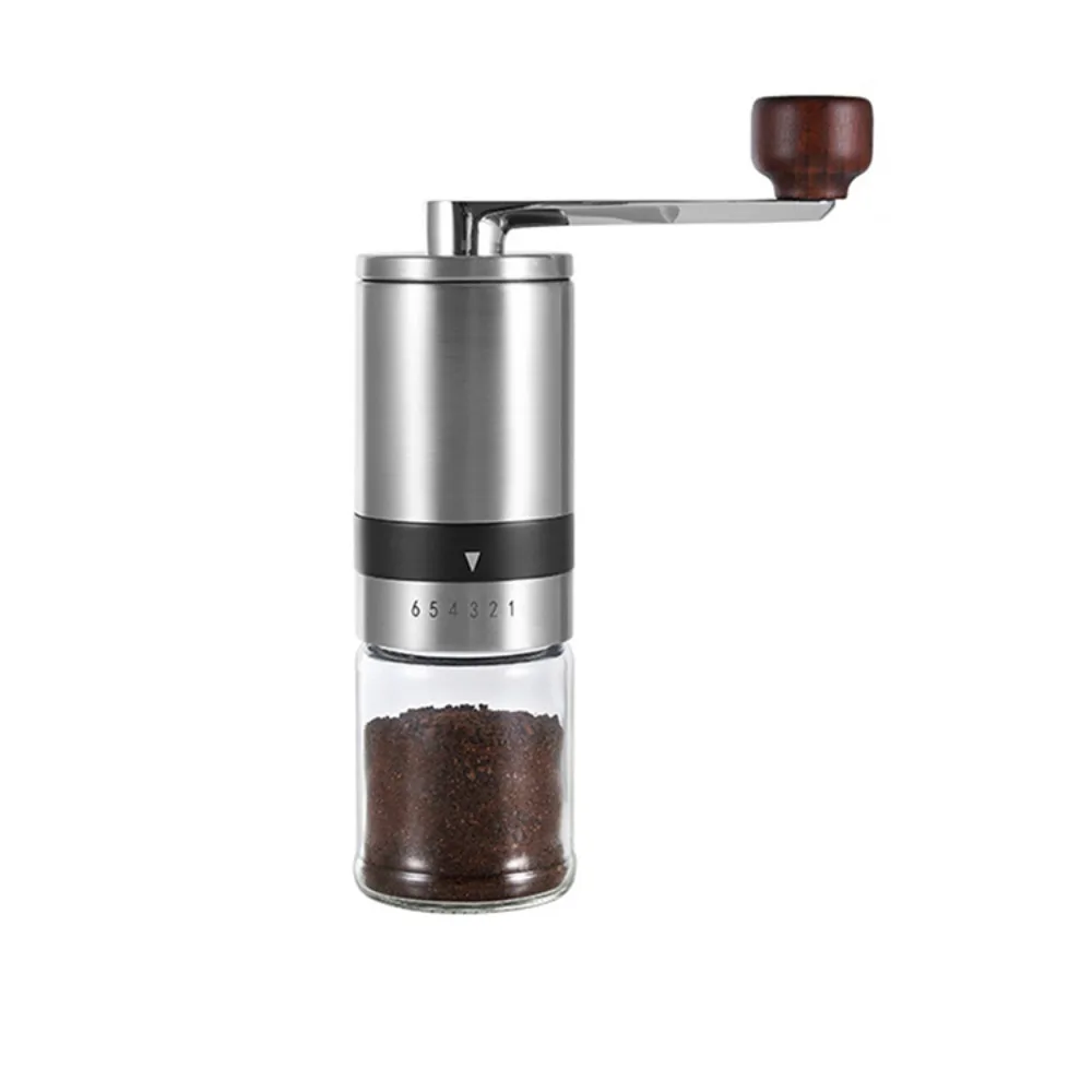 

Manual Hand-Cranked Coffee Grinder Ceramic Grinding Core Adjustable Particle Size Coffee Bean Mill Detachable Handheld