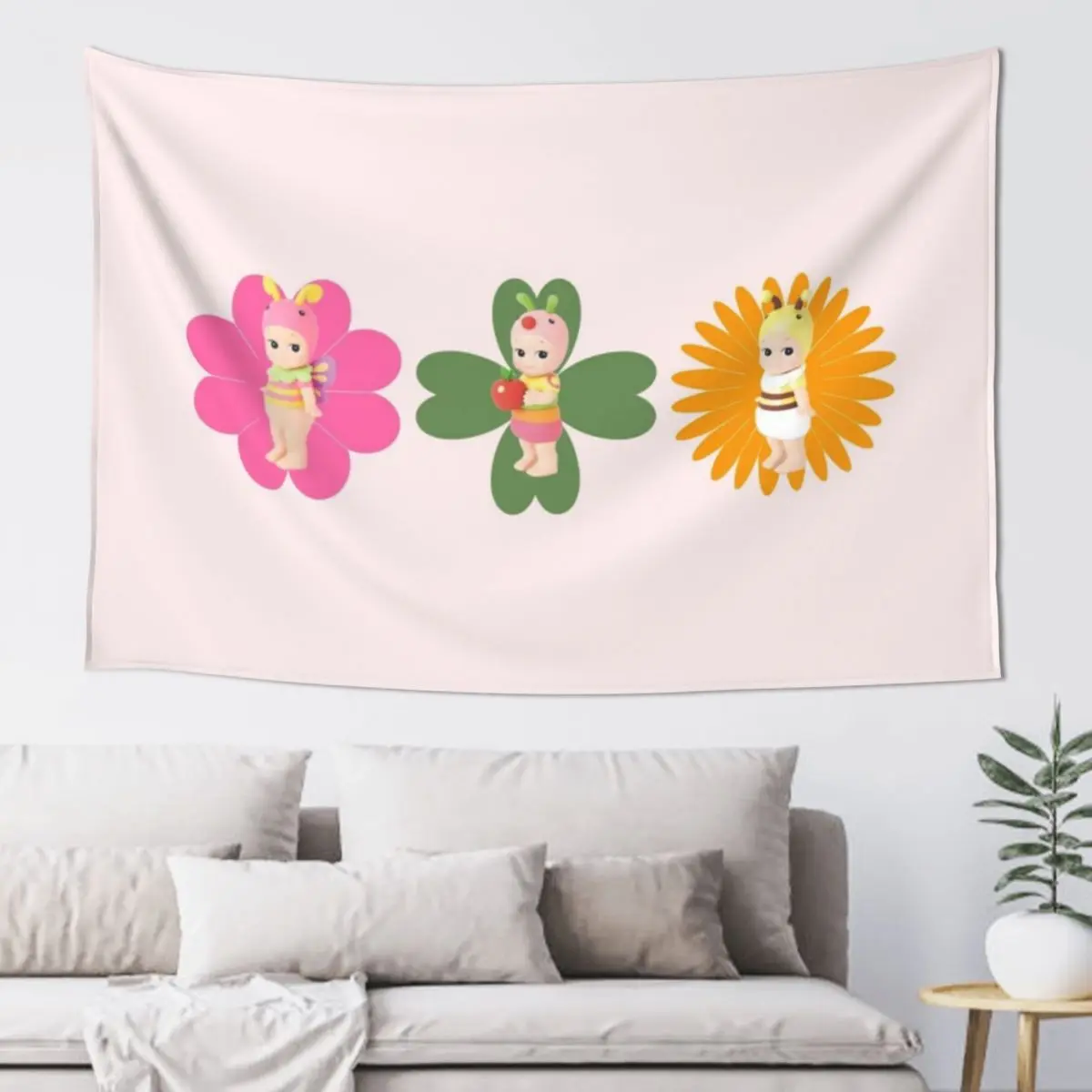 

a bugs world sonny angel design Tapestry House Decor Wall Hanging Wall Wallpaper Home Decoration Accessories Tapestry