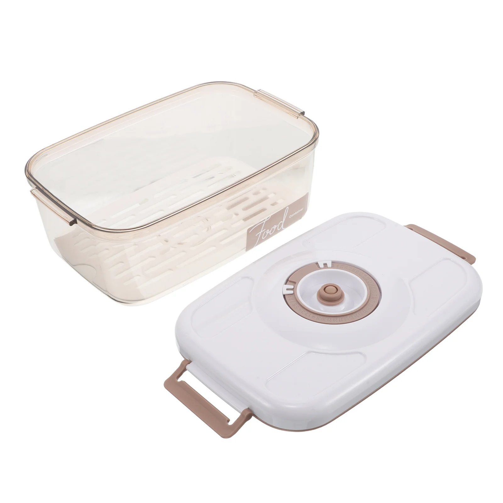 

1Set Vacuum Food Storage Box Airtight Seal Large Capacity Stackable Fresh Keeping Container Space Saving Kitchen Storage