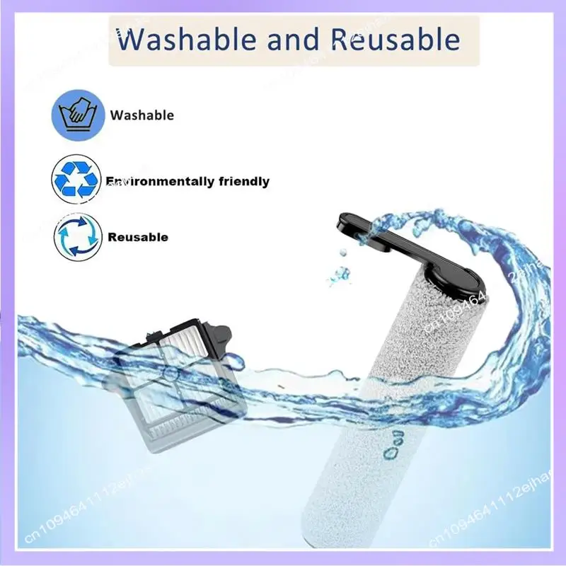 N83R 습식/건식 올인원 진공 청소기 교체 부품-Tineco Floor One S7 Pro/S6용 브러시 롤러 필터