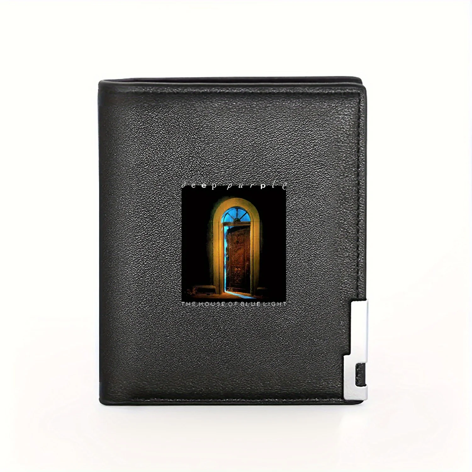 

Темно-фиолетовый Дом синего света Обложка альбома Art Business Мужской повседневный элегантный простой практичный качественный кошелек Стильный принт