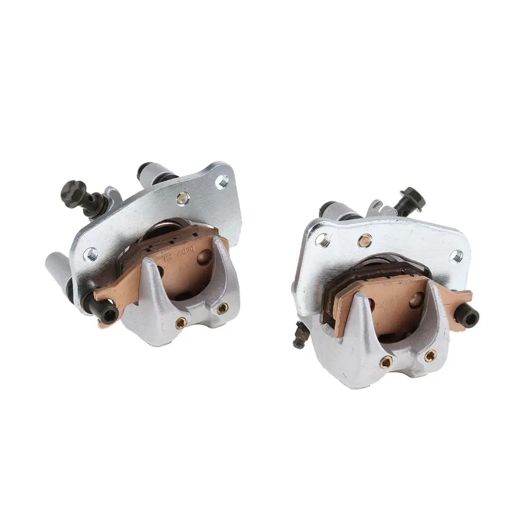 Front Brake Caliper Set Iron Material Wear Resistant Performance Replacement for Suzuki King Quad 700 LT-A700X 2005-2007