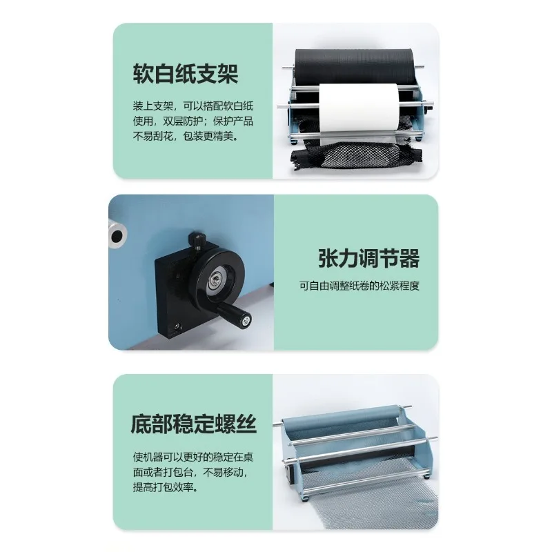 Honeycomb Paper Roll Machine  Corrugated Cardboard Filler Cutter for Shipping Box  Packing Padding Tool