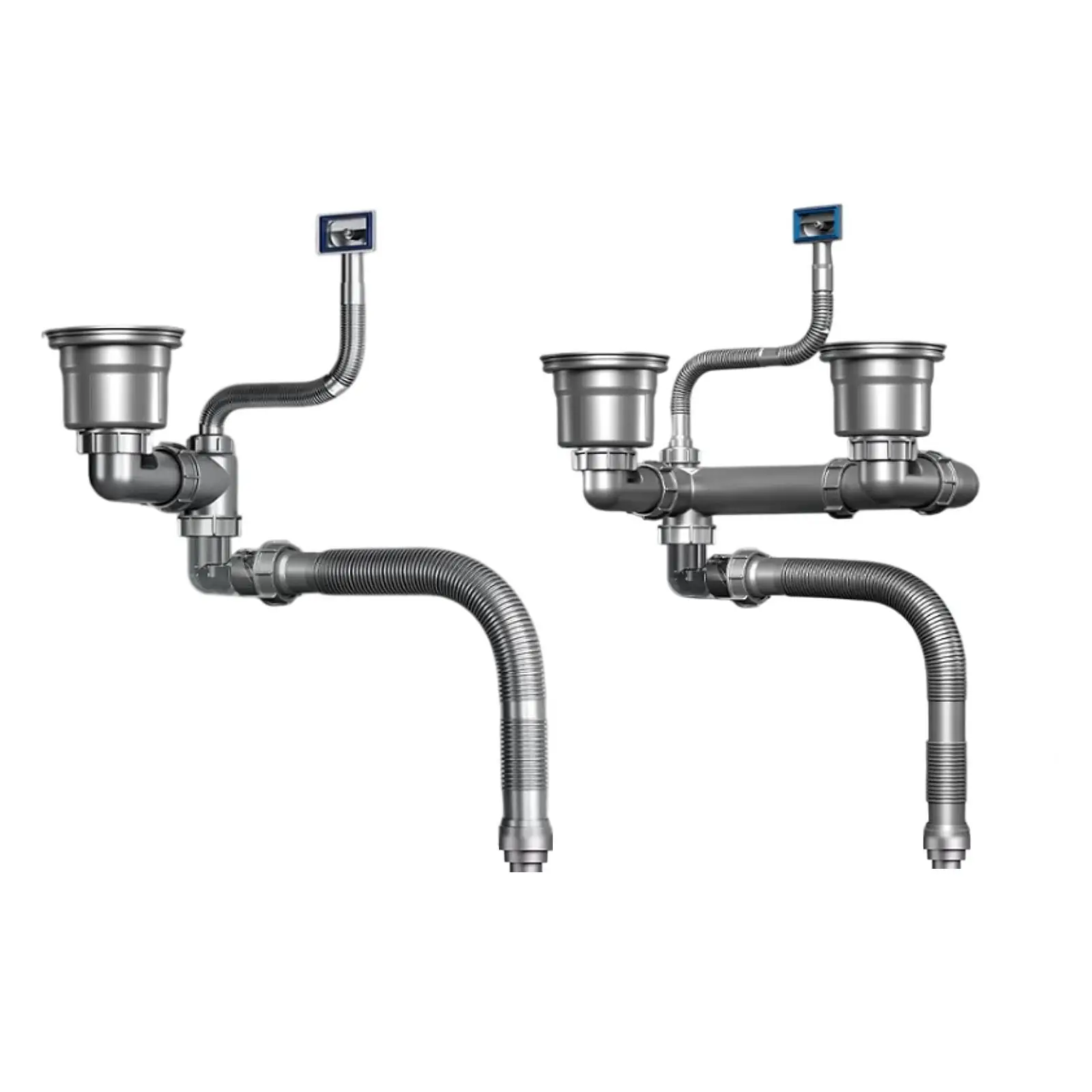 

Sink Drain Pipe Accessory Replaces Sink Waste Pipe for Washbasin Hotels Home