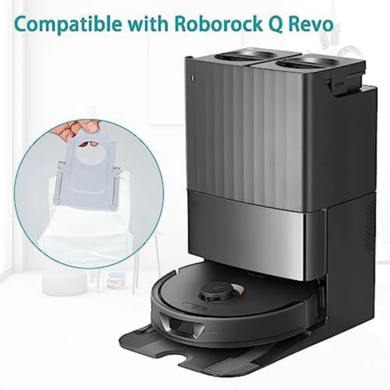 استبدال أكياس الغبار التي تُستخدم لمرة واحدة ، Roborock Q Revo ، P10 روبوت مكنسة كهربائية ، قطع غيار ، ملحقات ، 10 من Roborock Revo