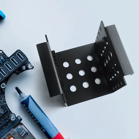 Suporte adaptador ssd de unidade de 4 compartimentos, 2.5 polegadas a 3.5 polegadas, chassi de disco rígido ssd, suporte de montagem interna