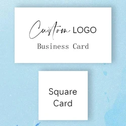 Custom Business Card Thank You Postcard Print Personalized Brand LOGO Design Baby Shower Wedding Invitation Menu Decoration DIY