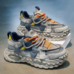 Thick Sole Four Seasons Sports Shoes Man 2026 Trend Spring Hot Sale Men's Casual Fashion Comfortable Outdoor Running Sneakers 44