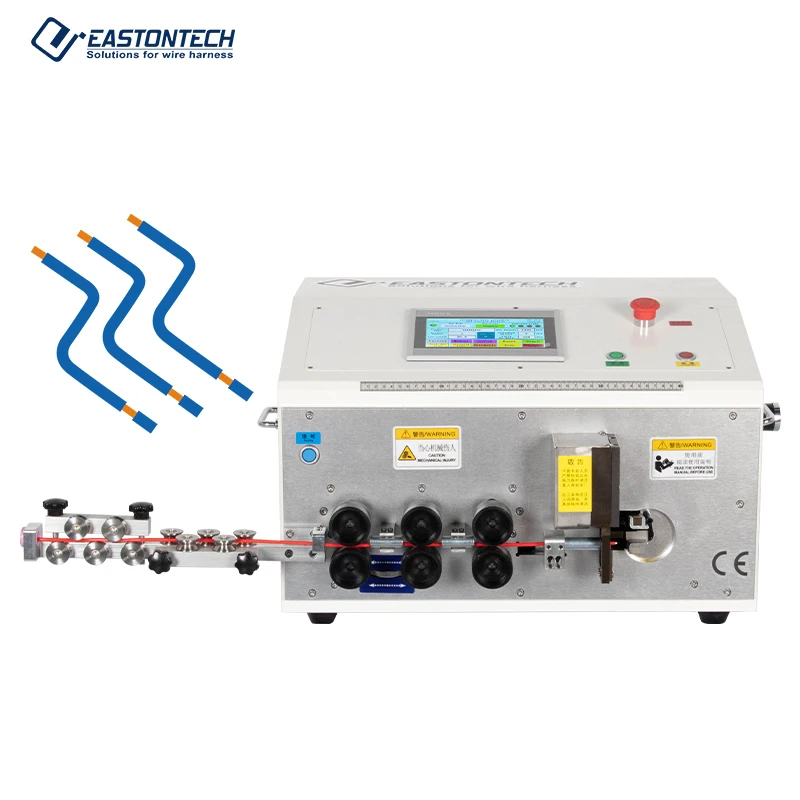 EW-08D 2D آلة تجريد وتجريد الأسلاك الكهربائية 1.5-35mm2 كابل آلات الانحناء الأوتوماتيكية بالكامل