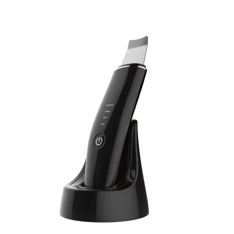 Ultrasonic Scrubber EMS Facial Spatula Blackhead Remover Rechargeable Face Scrubber Deep Pore Cleansing Device