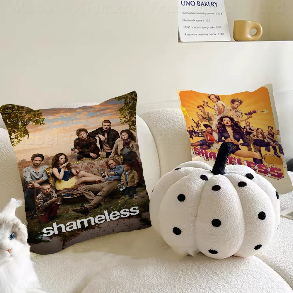 Movie Shameless Pillow Covers Cartoon Sofa Decorative Home Double-sided Printing Short Plush Cute Cushion Cover