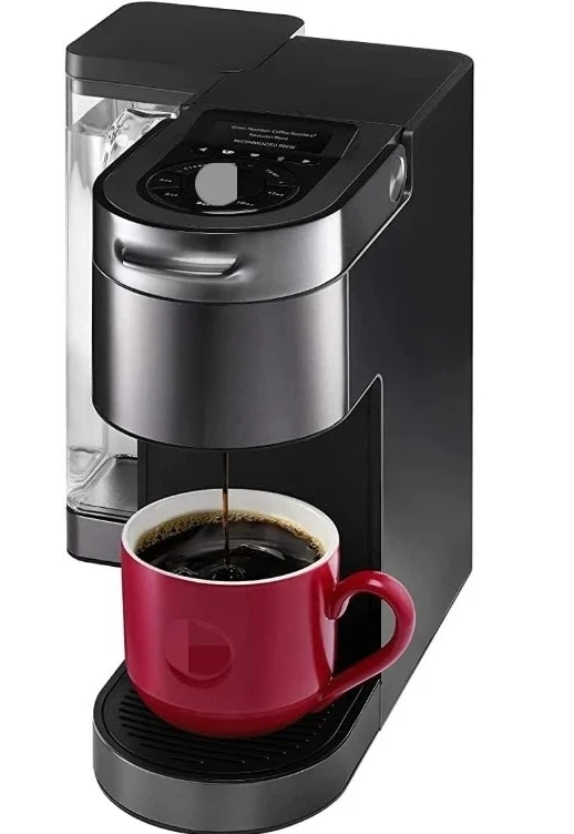 

l # Single Serve Pod Coffee Maker, Black
