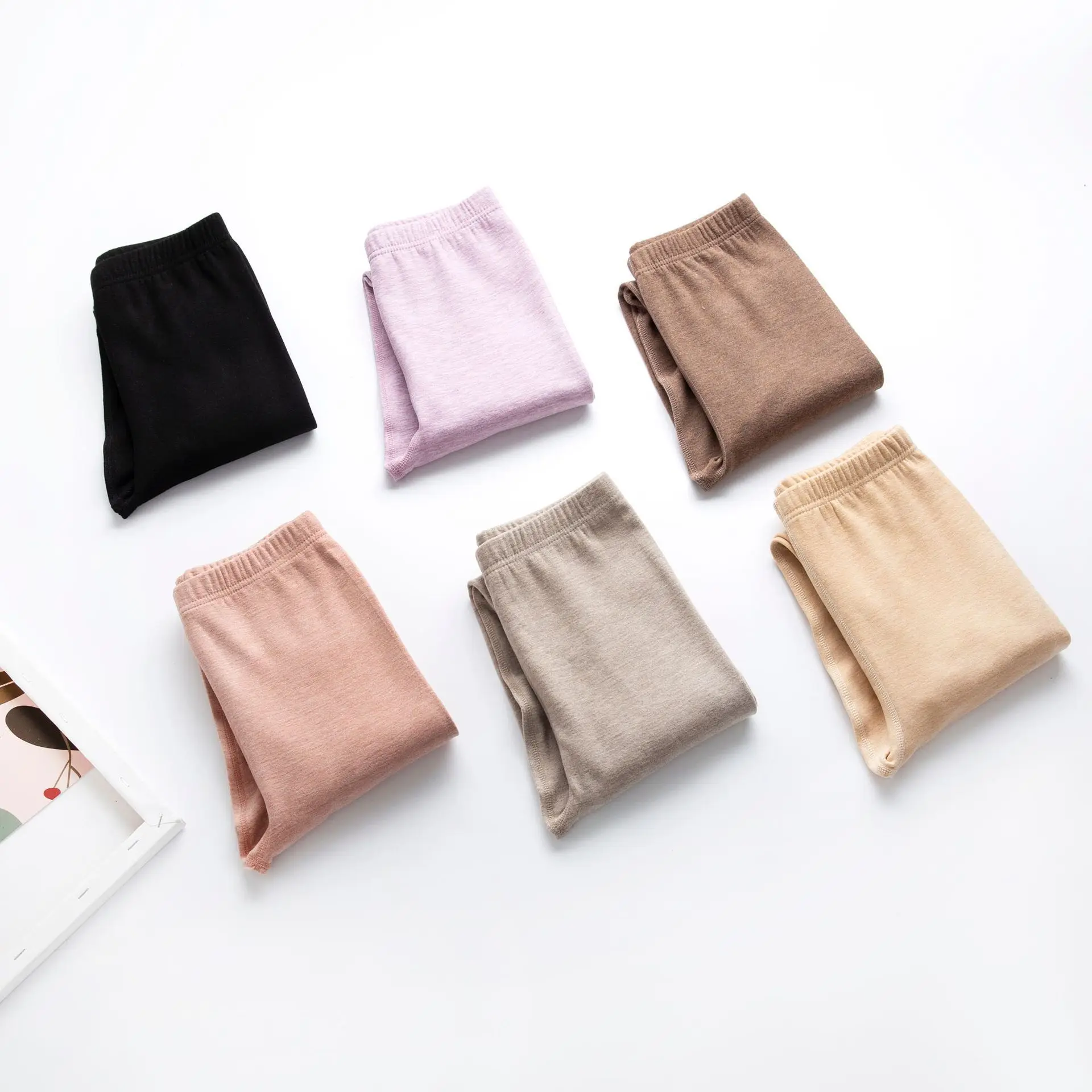 Self-Heating Silk Wool Velvet Autumn Pants Women's Inner Wear Cotton Fleece Lined Thickened Winter Warm Trousers