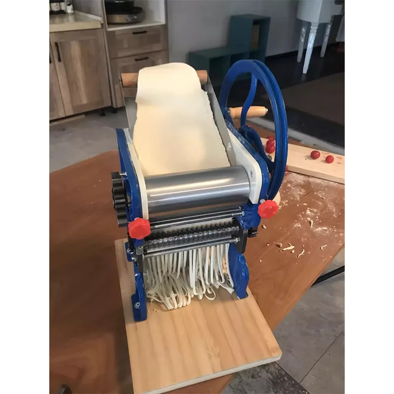 Household Noodle Maker Machine Manual Pasta Machine Dough Laminator Noodles Pressing Rolling Machine Fresh Pasta Machine