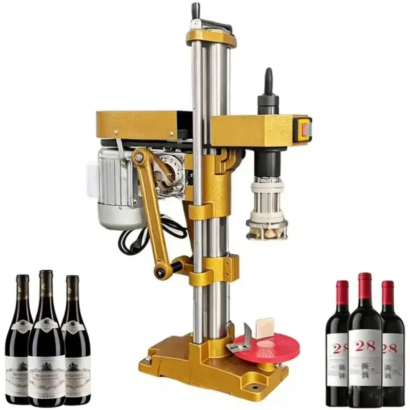 

Semi-Automatic Small Capping Machine For Aluminum & Metal Caps Screw Cap Locking Device