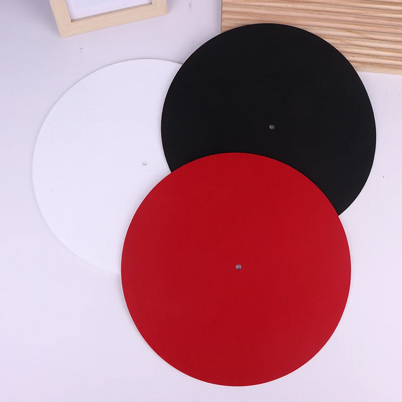 30MM Felt Turntable Platter Mat Slip Mat Audiophile 3MM Thick Turntable Mat For Vinyl Record Replacement DIY Accessories