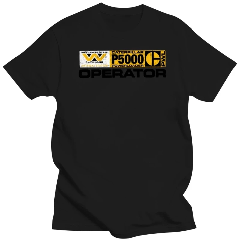 Powerloader Operator Alien T-Shirt Men Weyland Yutani CORP Colonial Marines Ripley Novelty 100% Cotton Tee T Shirt Gift Tops