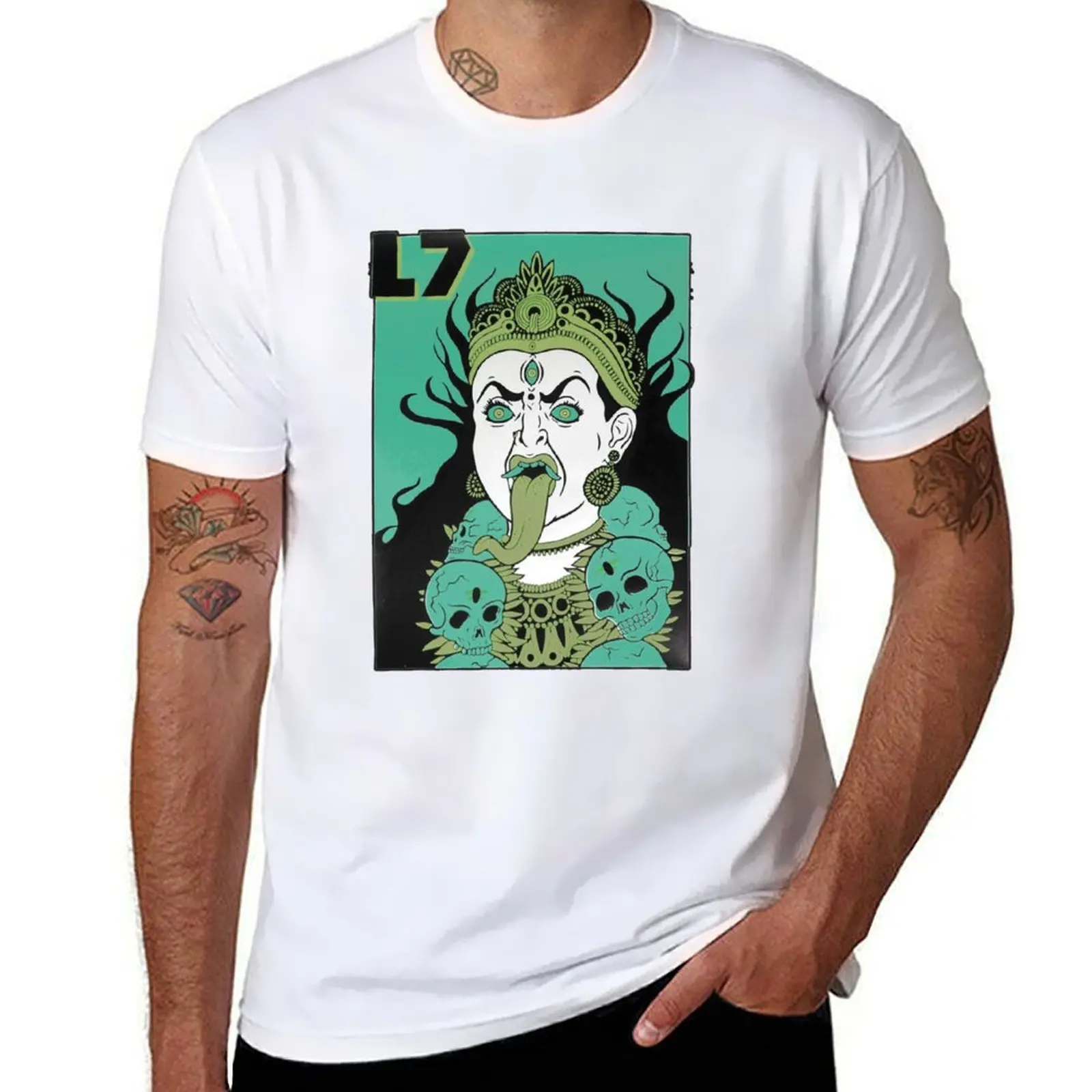 

L7 Band Artwork T-Shirt t shirt man casual t shirts cotton 100% T-Shirt