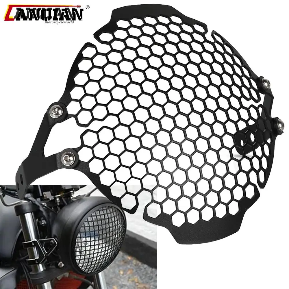 

Motorcycle Accessories Headlight Protector Cover Grill For Ducati Scrambler Flat Tracker Pro 2016 Head light Guard Protection