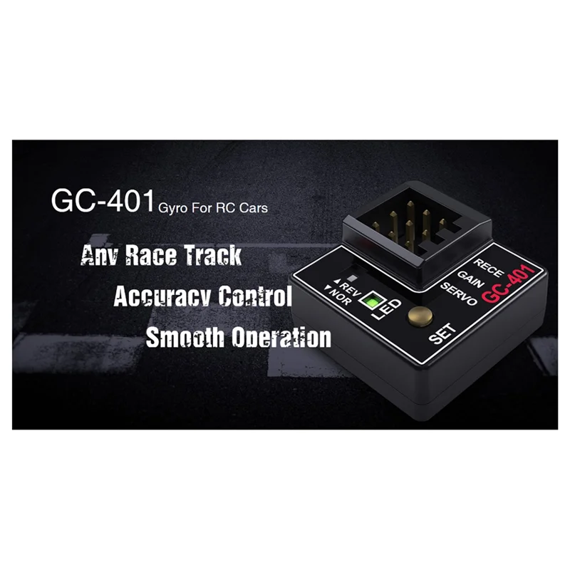 Eccellente-4-8.4V Mini Giroscopio Sensore Giroscopio Per Wltoys K969 RC Auto Sterzo Uscita Correttiva Integrato Compatto