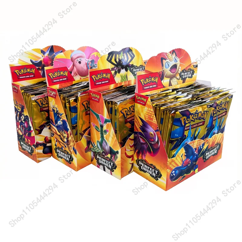 

288Pcs Pokemon Card MEGA EVOLUTION Perfect Order Prismatic Pokemon Cards Game Cartoon English Booster Battle Transaction Card