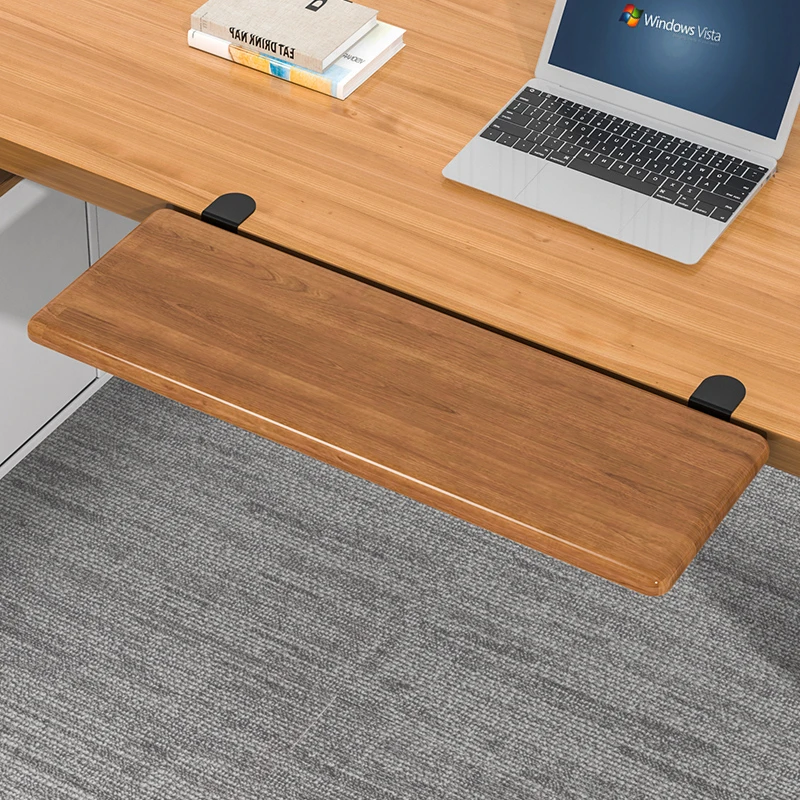 Space Saving Desk Extension Board Foldable Table Widening Panel with Ergonomic Arm Support Computer Table Expander for Office