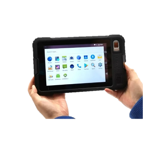 ljc 2026new 8 Inch IP67 Rugged Android 12.0 Tablet PC with Barcode Scanner Fingerprint Reader RFID Optional NFC 4G WIFI GPS
