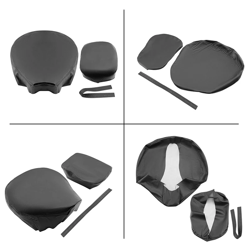 For Yamaha VStar 1100 XVS1100 Classic Custom 1999-2011 Motorcycle Black Seat Cover Portable Waterproof Cove Cushion Dust Protect