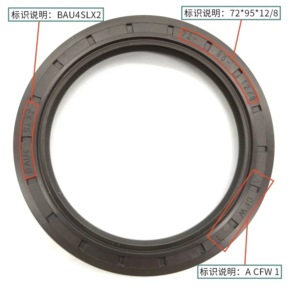 Module de degré haute pression, joint d'huile, BAU4SLX2, 72x95x12/8