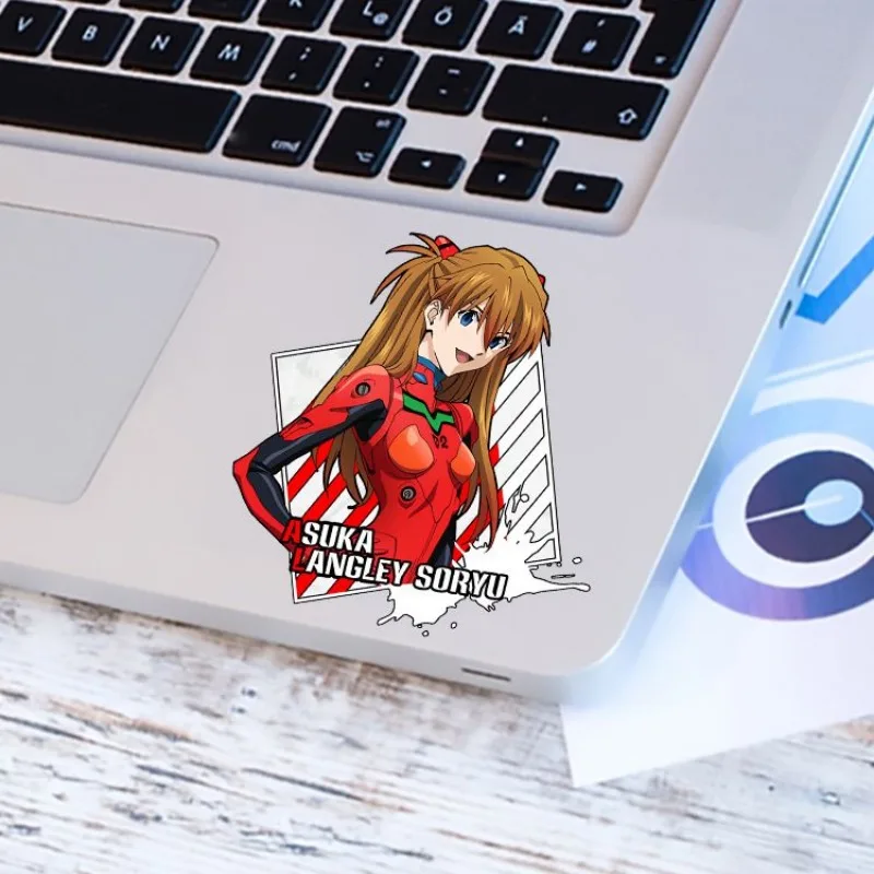 EVA Neon Genesis Evangelion Computer Chassis Aufkleber Anime Asuka Laptop Aufkleber Dekoration Auto Kofferraum Glas Fenster Aufkleber Geschenke