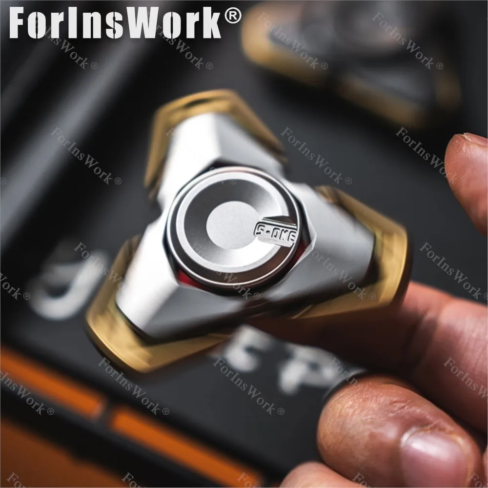 S-ONE SUAN Q Stemvork Max Fidget Spinner Angst Stress Bureau Speelgoed Hand Spinner