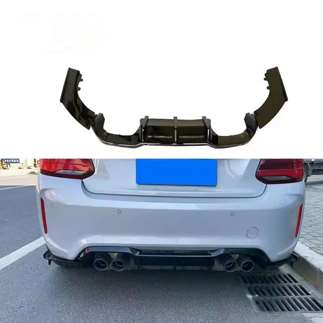 

Brilliant Black Rear Lip Spoiler Assembly For BMW M2 F87 Auto Accessories